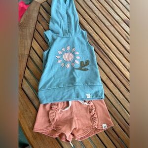 Lulu + Roo aka little rd co. , hoodie 2T shorts 4T